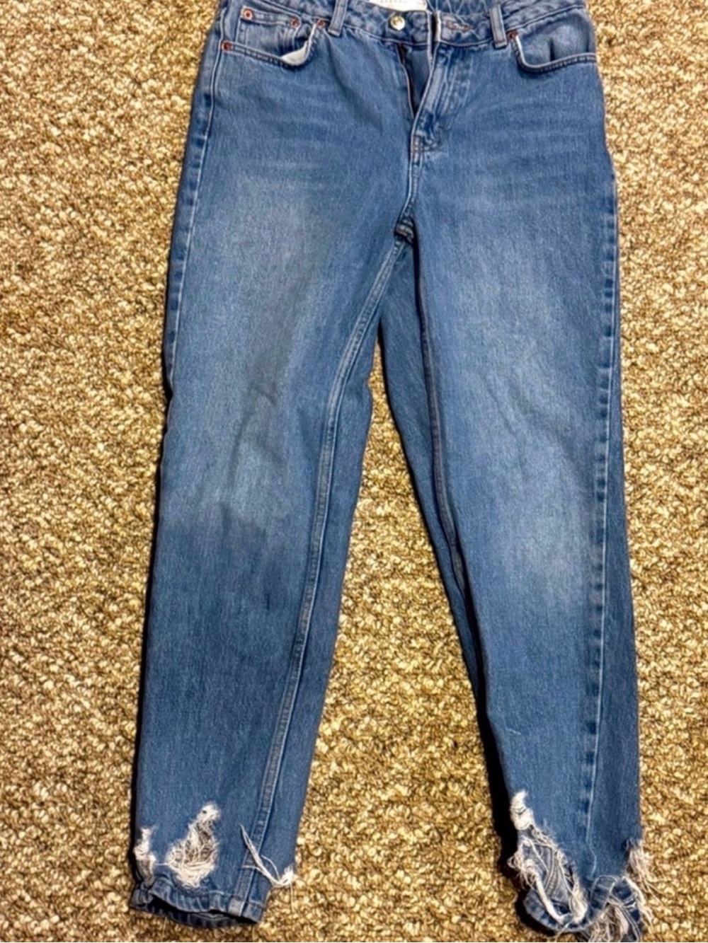 Topshop “Mom” Straight Leg Jeans Size 28